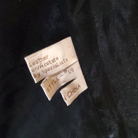 Vintage Scully Leather Fringed Shirt Jacket Black Small - Picture 10 of 12